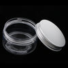 10pcs Empty Cosmetic Pots Lip Balm Container Jar Aluminum Cap Tins  100ml