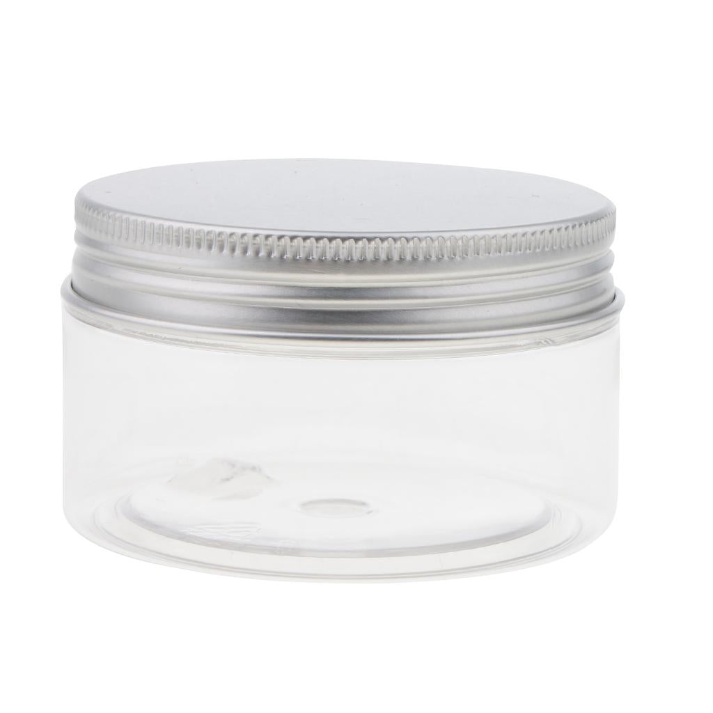 10pcs Empty Cosmetic Pots Lip Balm Container Jar Aluminum Cap Tins  100ml