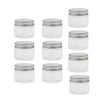 10pcs Empty Cosmetic Pots Lip Balm Container Jar Aluminum Cap Tins  40ml