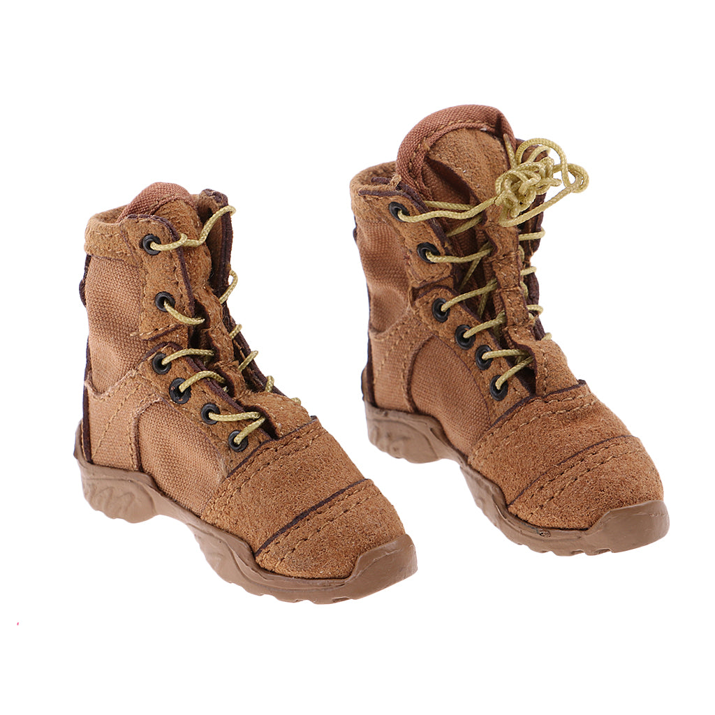 1/6 Scale Flat Tactical Boots Shoes for Male 12" Action Figure Accessories D