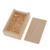 16GB Maple Wood Cuboid USB 2.0 Memory Stick Flash Drive with Wooden Box