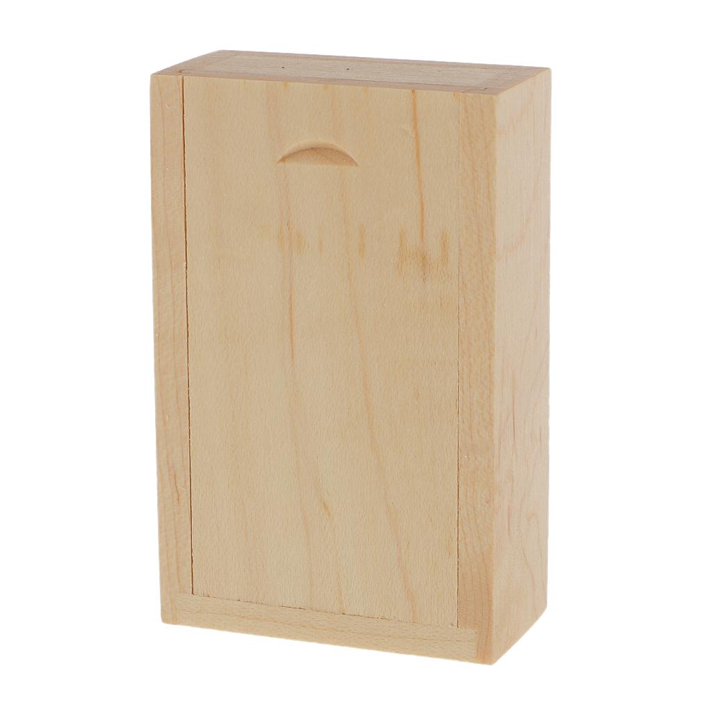 16GB Maple Wood Cuboid USB 2.0 Memory Stick Flash Drive with Wooden Box