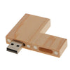 16GB Maple Wood Cuboid USB 2.0 Memory Stick Flash Drive with Wooden Box