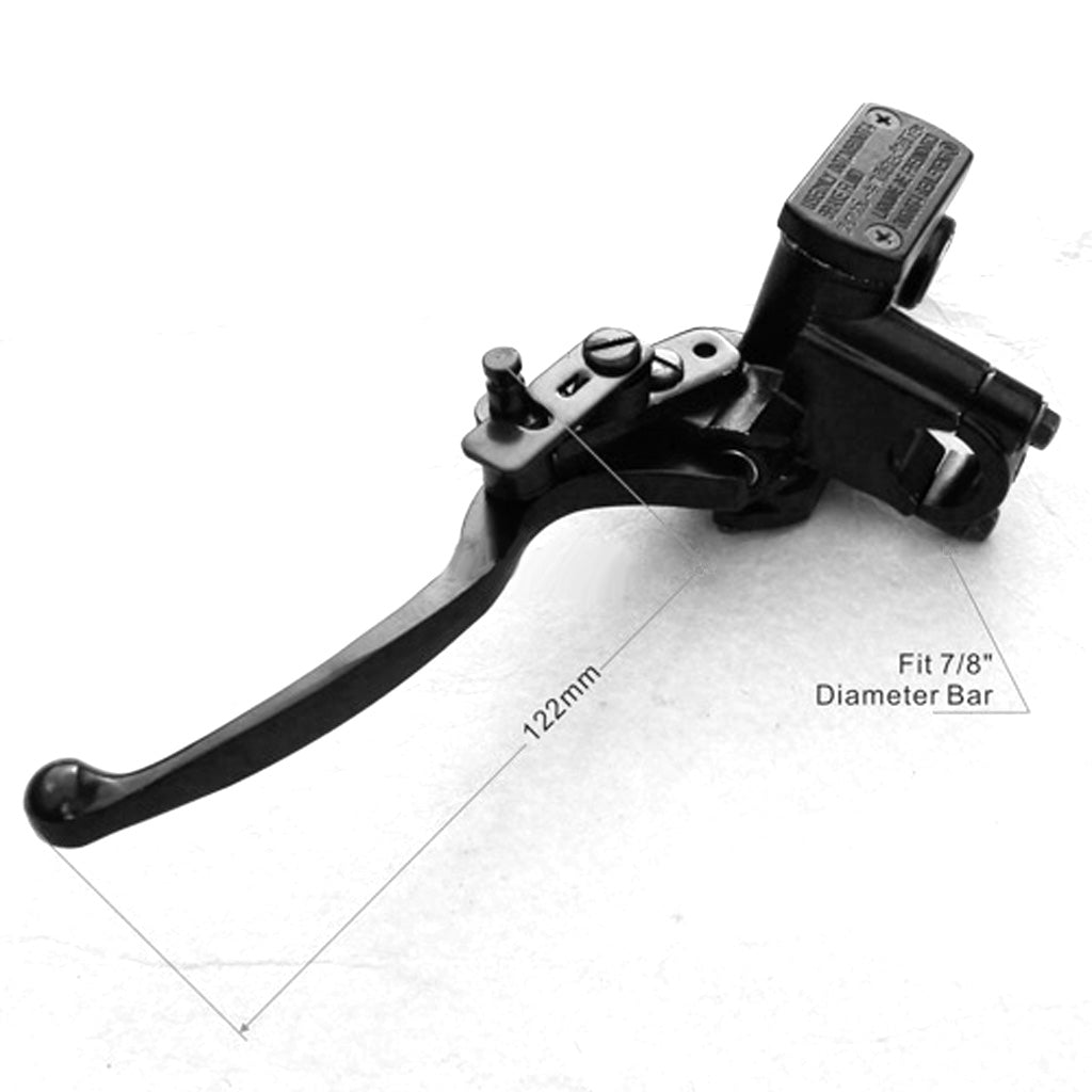 Left Hydraulic Brake Master Cylinder Lever 50 70 90 125CC Pit ATV Quad Bike