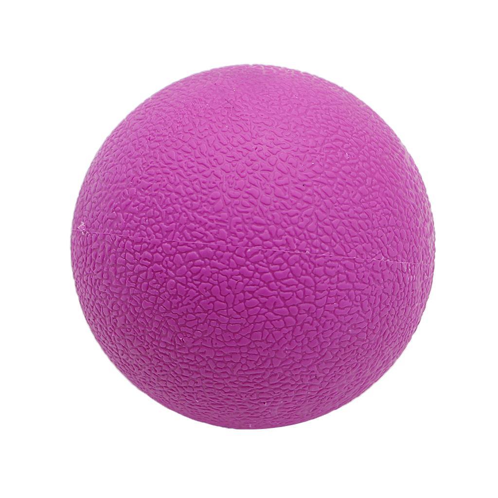 Deep Tissue Lacrosse Myofascial Massage Ball for Back Neck Black Purple