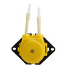 12V Dosing Pump Peristaltic Head For Aquarium Lab Analytical Water Yellow