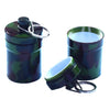 Aluminum Waterproof Capsule Holder Pill Box Case Bottle Container Camouflage