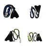 Flexible Hands-Free Running Training Leash with Reflective Stitching Blue S