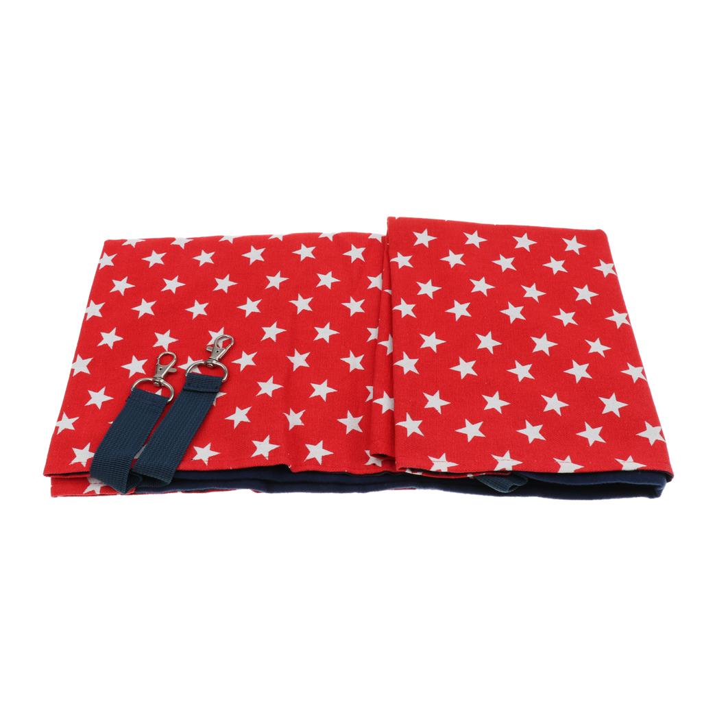 Cat Rabbit Rat Hanging Hammock Bed Oxford Fabric Fleece Mat  Red