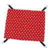 Cat Rabbit Rat Hanging Hammock Bed Oxford Fabric Fleece Mat  Red