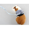 Hurtless Hamster Vest Leash Collar Harness Lead Rope Chest Strap L  Blue