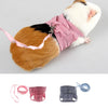 Hurtless Hamster Vest Leash Collar Harness Lead Rope Chest Strap L  Blue