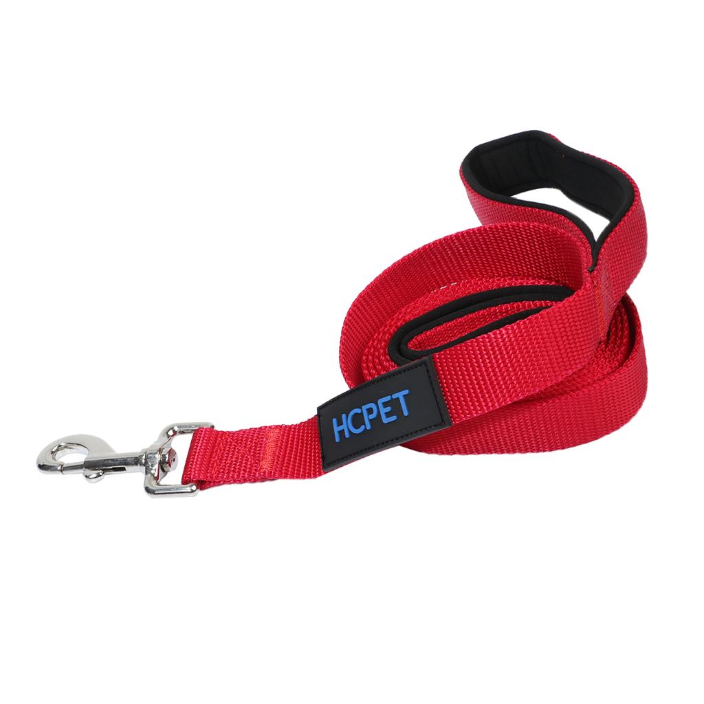 Dog hauling cable Pet walking tool Adjustable Traction Belt Red