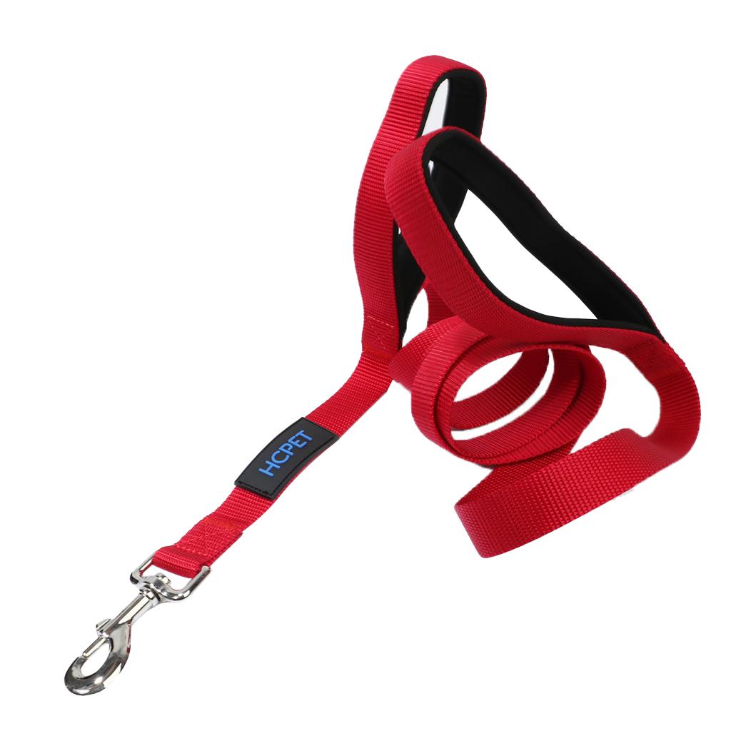 Dog hauling cable Pet walking tool Adjustable Traction Belt Red