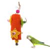 Bird Hanging Chew Toy Parrot Chewing Toy with a Bell Teeth Care Supplies ##2