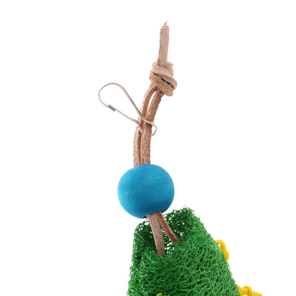 Bird Hanging Chew Toy Parrot Chewing Toy with a Bell Teeth Care Supplies ##2