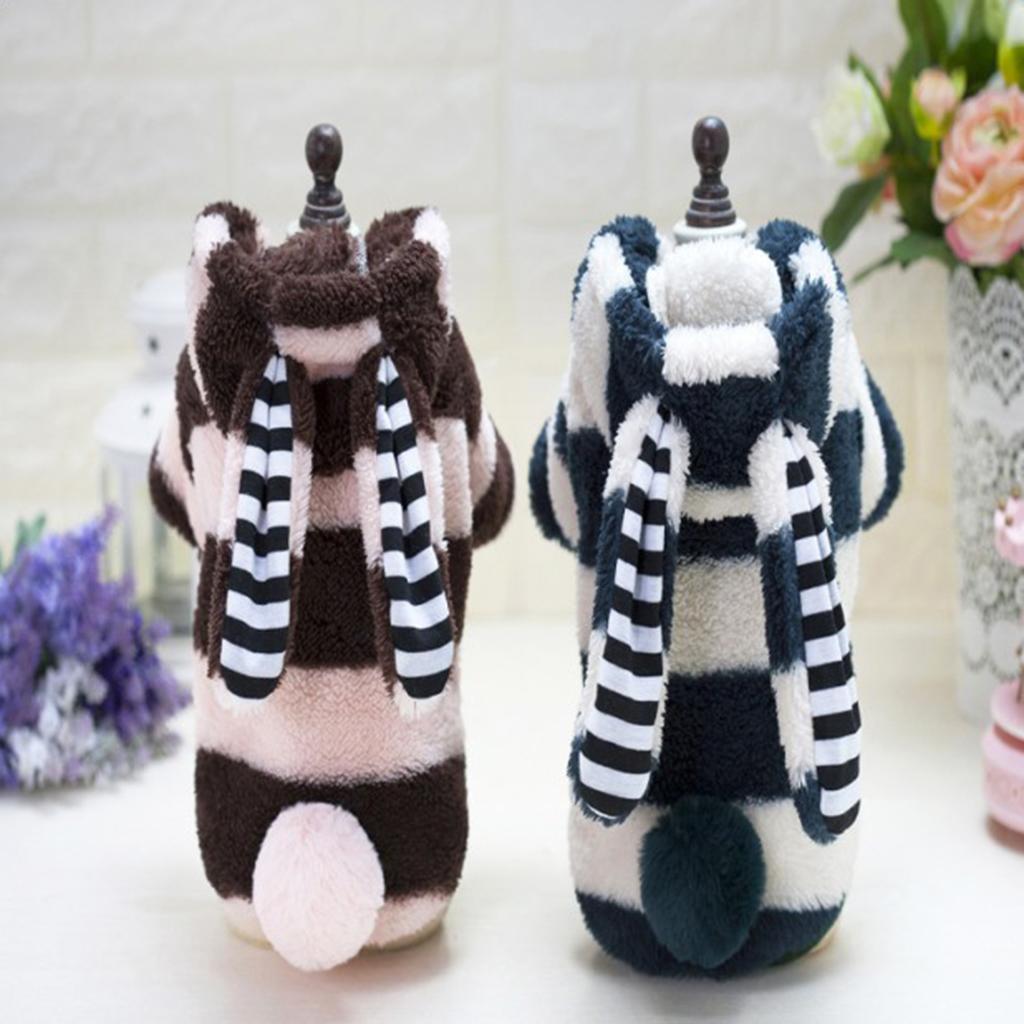 Stuffed Pet Dog Jacket Puppy Cosplay Clothes Warm Sweater Coat L Pink