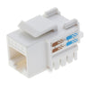 10pcs RJ45 CAT6 Keystone Jack Module Network Connector Enternet Module White