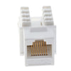 10pcs RJ45 CAT6 Keystone Jack Module Network Connector Enternet Module White