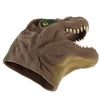 Simulation Tyrannosaurus Head Hand Puppet Dinosaur Figure Toy Kids Toy brown