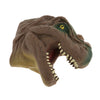 Simulation Tyrannosaurus Head Hand Puppet Dinosaur Figure Toy Kids Toy brown