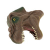 Simulation Tyrannosaurus Head Hand Puppet Dinosaur Figure Toy Kids Toy brown