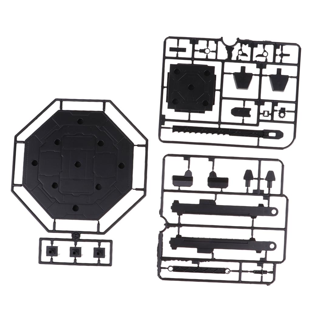 Action Figure Holder Brackets for XH-018 Saint Seiya Myth Soul Model Black