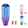 Car M12X1.25 Gear Shift Lever Shifter Knob Crystal Bubble  Blue and Purple