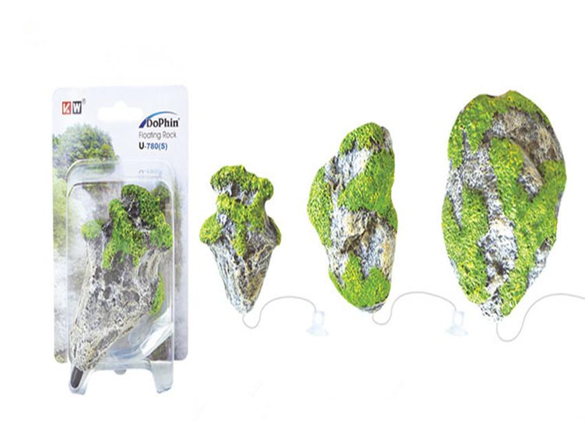 Aquarium Floating Rocks Suspended Stones Artificial Fish Tank Decoration L