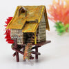 Resin Wind Wheel House Fish Tank Aquarium Underwater Ornament Decor