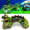 Water Ornament For Fish Tank Cave Decor Landscape Aquarium Arch Bridge S