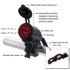 5V 4.2A Dual USB Port Charger with Red LED Ring Light for 22mm Handlebar