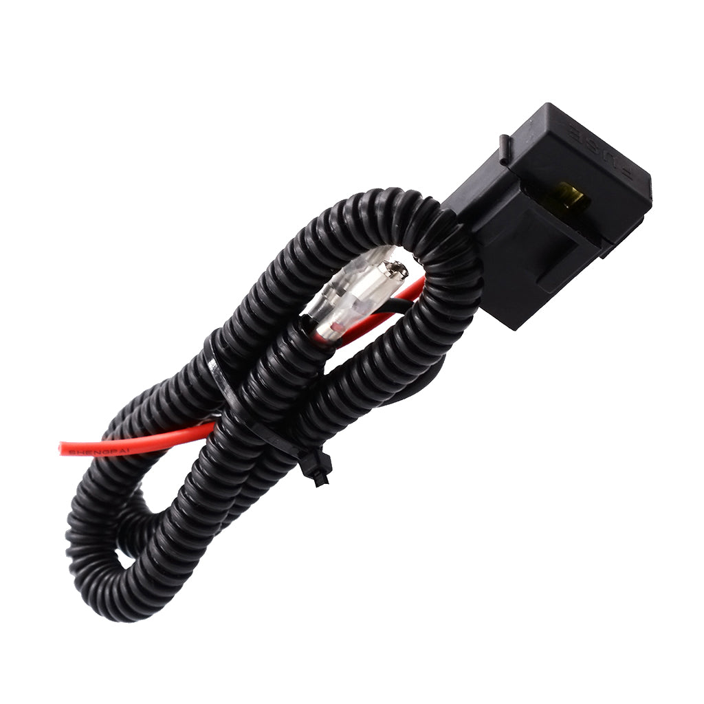 5V 4.2A Dual USB Port Charger with Red LED Ring Light for 22mm Handlebar