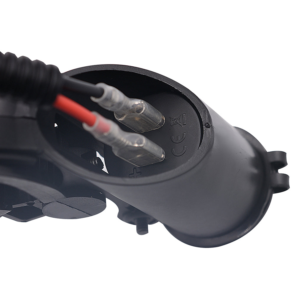 5V 4.2A Dual USB Port Charger with Red LED Ring Light for 22mm Handlebar