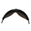 Motorcycle Helmets 3/4 Face 3 Snap Flip Up Visor Shield with Lens Brown