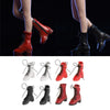 Handmade 1/6 Scale Zipper Leather Boots for 12