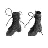 Handmade 1/6 Scale Zipper Leather Boots for 12