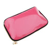 PVC Traveling Makeup Organizer Bag Portable Toiletry Zipper Pouch Pink