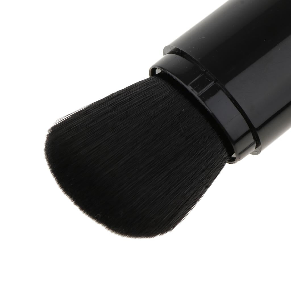 Dual Head Loose Powder Foundation Blush Makeup Brush Beauty Cosmetic Tool Black