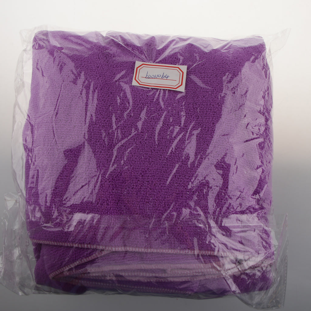 Womens Shower Wrap Soft Microfiber Bath Towel Bath Skirt 26.8'' x 21.3'' Purple