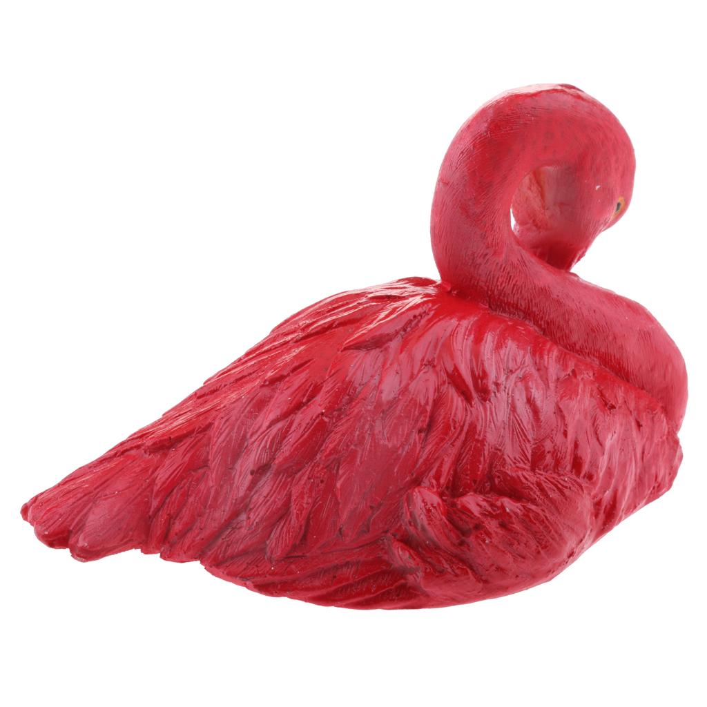 Artificial Lifelike Pink&Red Flamingo Yard Garden Lawn Art Ornaments Decor D