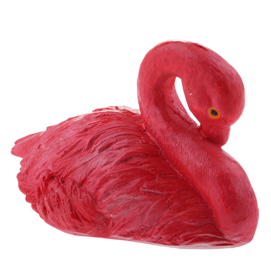 Artificial Lifelike Pink&Red Flamingo Yard Garden Lawn Art Ornaments Decor D