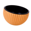 Plastic Hanging Flower Pot Planter Basket for Plant Holder+Chain Gold- L