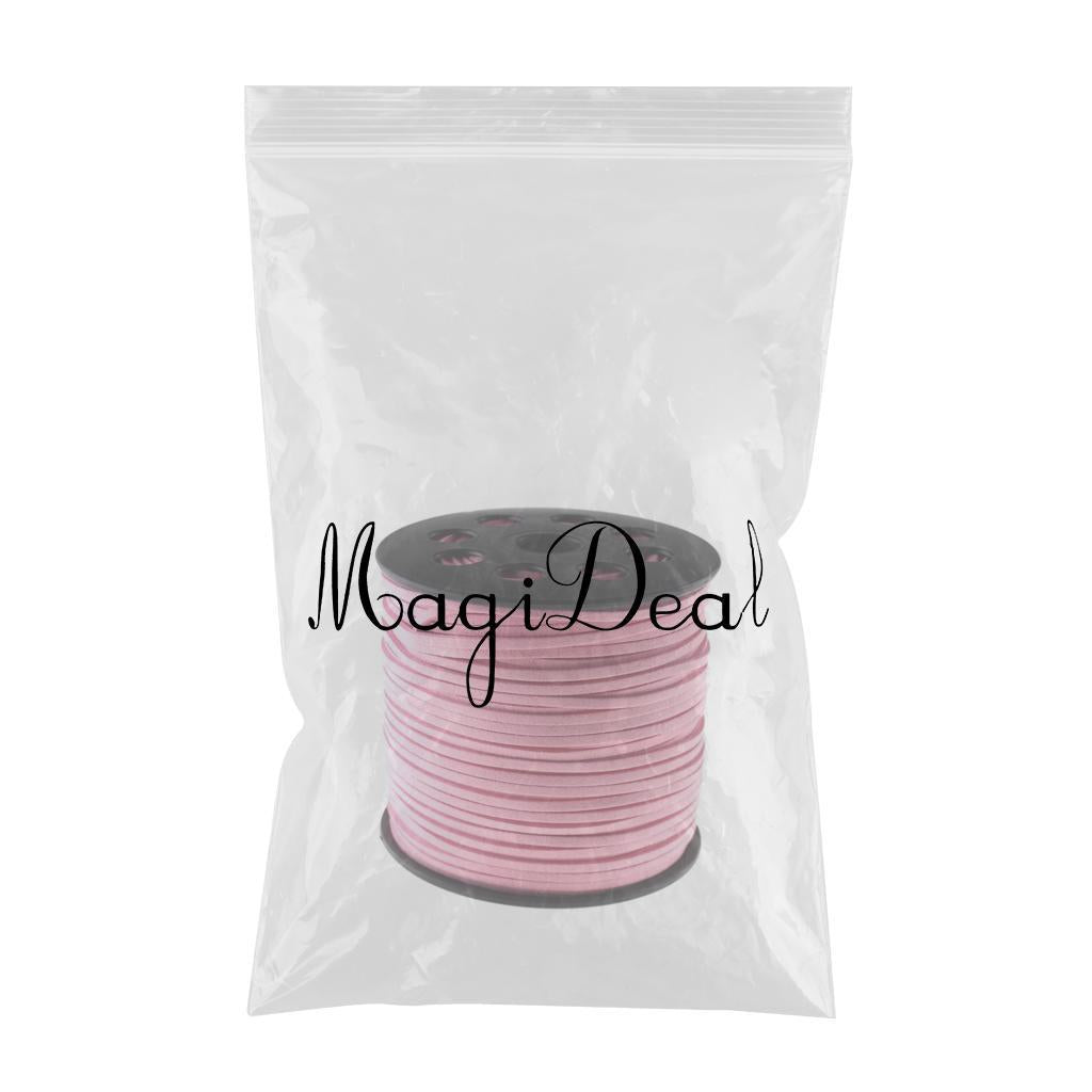 3mm 100 yards suede cord string rope jewelry making supply pink