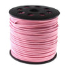 3mm 100 yards suede cord string rope jewelry making supply pink