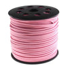 3mm 100 yards suede cord string rope jewelry making supply pink