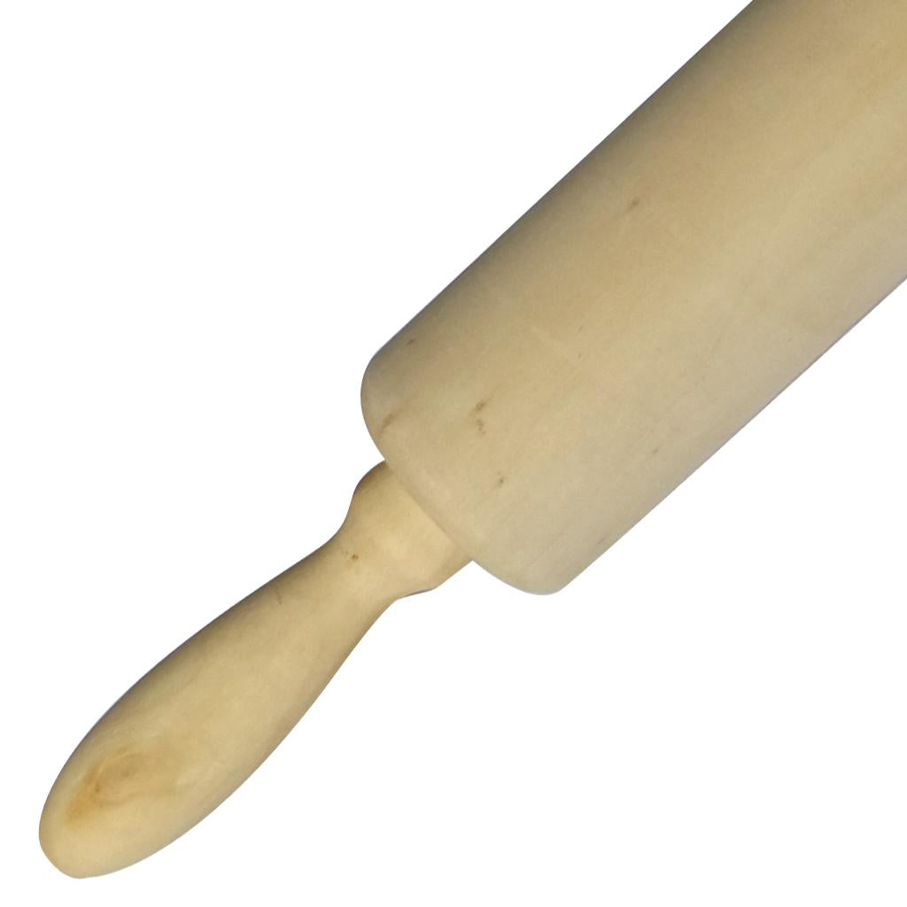 Natural Wooden Rolling Pin Christmas Home Cookies Biscuit Baking Tool Decor