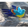 Artificial Feathered Animal Bird Garden Figurine Decor Bird Blue