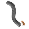 Cat Tunnel Pet Tunnels Collapsible Tunnel/Tube for Kittens Play Toy Gray