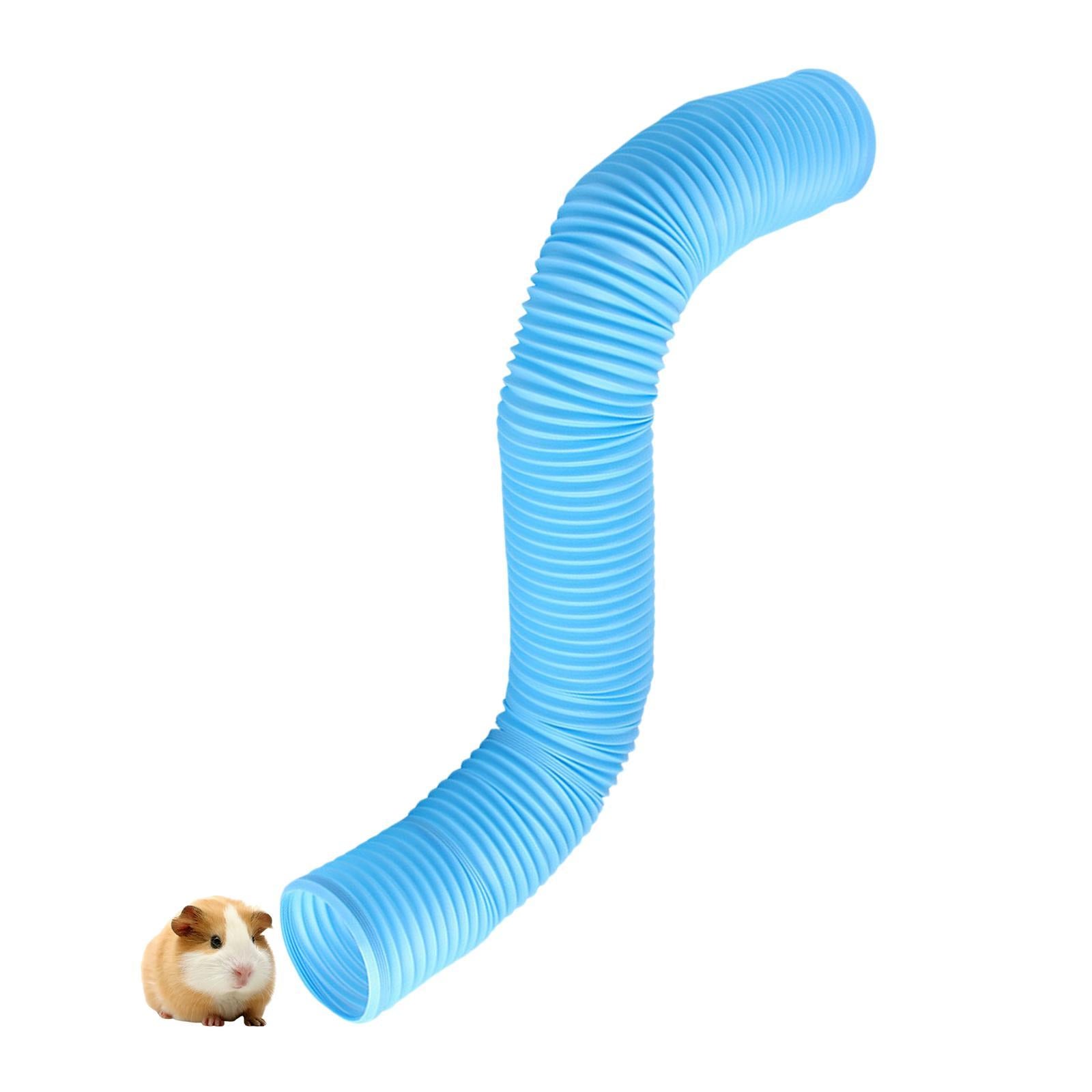 Cat Tunnel Pet Tunnels Collapsible Tunnel/Tube for Kittens Play Toy Blue